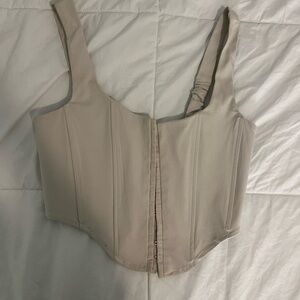Beige Corset Top